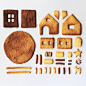 Happy holidays from Things Organized Neatly! Disassembled gingerbread house submission.