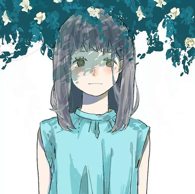 二次元头像 动漫  唯美 插画 涂鸦 壁...