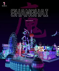 虚拟城市第二波（上海北京西安武汉重庆）平面品牌GC高超 - 原创作品 -   (9)