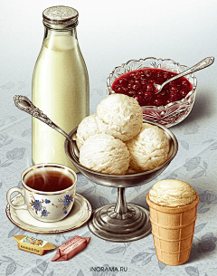 娜菲菲采集到手绘彩铅画