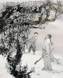 开时似雪。谢时似雪。花中奇绝。香非在蕊，香非在萼，骨中香彻。 占溪风，留溪月。堪羞损、山桃如血。直饶更、疏疏淡淡，终有一般情别。【宋 晁补之 盐角儿·亳社观梅】