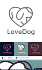 Love Dog Logo : Logo template suitable for businesses and product names. Easy to edit, change size, color and text. CMYK and RGB color mode for AI, CDR and EPS with three version (EPS 8, 9, 10) formats fully editable. Main name : Sansation you can found h
