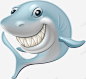 浅蓝色鲨鱼矢量图高清素材 免费下载 页面网页 平面电商 创意素材 png素材