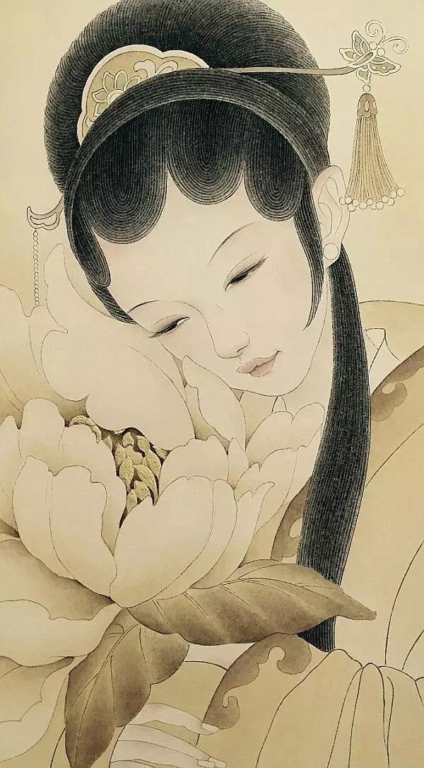 付洛红老师工笔巨制十二花神