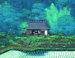 【日本插画师磯田三雄作品欣赏】
磯田三雄，日本插画师。毕业于大阪难波设计师学院。目前主要从事广告插画制作。画风怀旧，画幅常见宽幅，题材多选取山间风景、四季乡村、1970年代的下城区、公寓住地、公园、海水浴场、儿童游乐场、温泉旅行等人们日常生活场景，展现昭和时期独特的人情风俗。