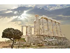 希腊景观 - 建筑壁纸_高清桌面壁纸_高清建筑桌面壁纸 - 酷酷壁纸