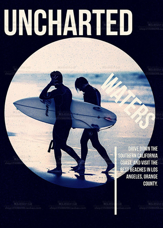 精品创意抽象字母lome复古电影海报psd杂志展板封面广告设计素材淘宝