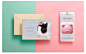 超赞16款时尚糖果色礼盒花束咖啡办公样机PSD平面VI包装设计素材-淘宝网