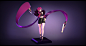 KDA: Evelynn, Layna Lazar : I absolutely fell in LOVE with all the new KDA skins that just came out, so I wanted to take a little bit of time out to sculpt one of the girls!
I started with Evelynn as her outfit is super cute!

I put about 35 hours into th