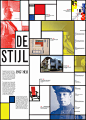 De Stijl Information Broadsheet : An information broadsheet detailing the Dutch art movement De Stijl aimed at high school students.