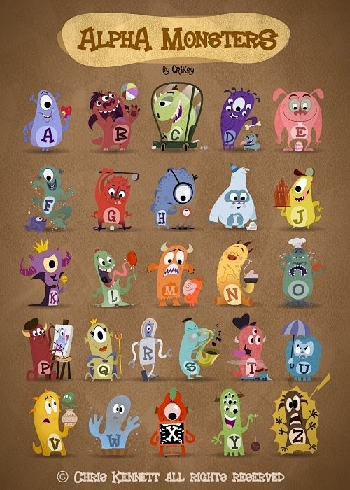 alpha monsters by Ch...