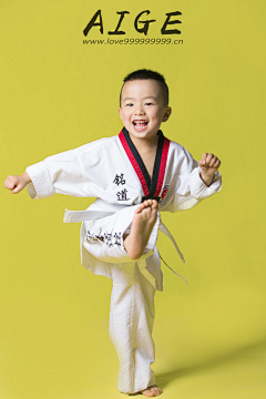Regenjiang采集到#儿童摄影 | 爱阁影像# 之#萌宝跆拳道系列#