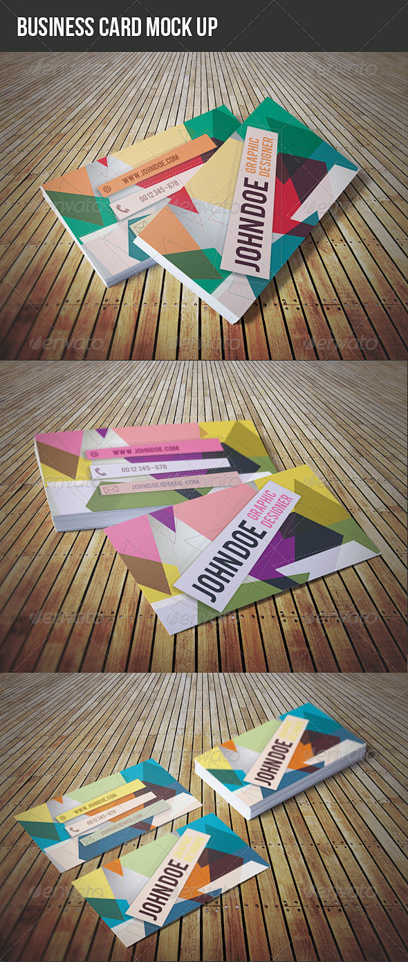 Business Card Mock U...