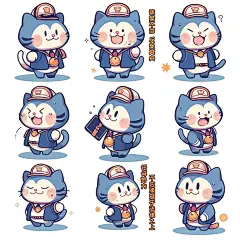蓝猫表情包