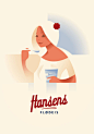 Hansen's Ice Cream : Posters