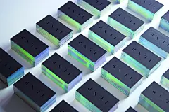 I L N P 精品化妆品牌名片设计