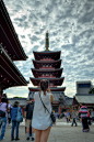 Shooting Goju-no-to Tower of Sensoji Temple (浅草寺・五重塔) (via christinayan01)