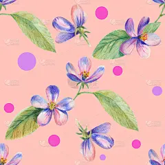 用彩色铅笔画苹果和樱花。贺卡模板。婚礼卡片
