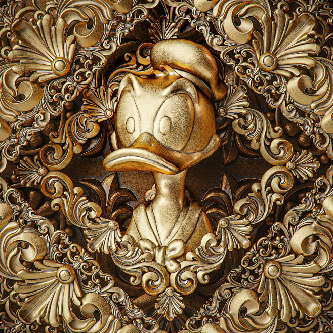 3D cartoon digital i...