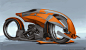 Speeder bike - Orange