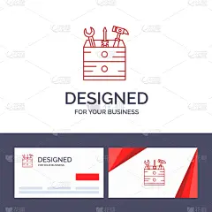 工具箱,品牌名称,名片,创造力,模板,分离着色,金属,工程师,图像,设计