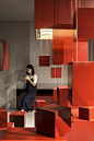 它--红色盒子展厅设计 | 观至空间设计-建e室内设计网-设计案例