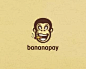 充满乐趣的猴子LOGO - 素材公社 tooopen.com