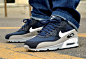 Air Max 90 Essential - Obsidian/Wolf Grey: 
