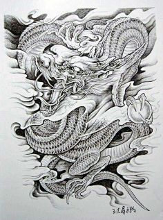 北京纹身穿孔tattoo采集到神兽 山海经