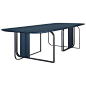 "Bon Ton" Blue Table Designed by Baldessari and Baldessari for Adele-C