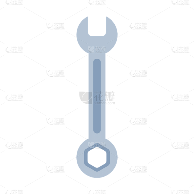 手绘-五金工具2-icon-扳手