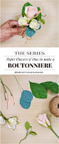 Welcome to The Series Paper Flowers & How to make Boutonnieres – Part 3. In my previous posts, I shared Jennifer’s Paper Flower 101 & Where to get started and Quynh’s Paper Flower & How to make hops. Today I have another talented paper flower 