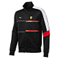 Scuderia Ferrari Men's T7 Track Jacket, Puma Black, large