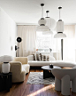 Contemporary scandinavian living room design by Mikey Estrada