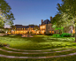 French Residence & Estate : This spectacular French estate and gardens is located in the prestigious Preston Hollow neighborhood of Dallas, Texas. The dramatic architecture by Fusch Architects is surrounded by expansive grounds