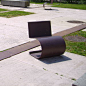 公共长凳 / 花园 / 现代风格 / 薄钢板