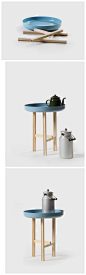 Bol是一款由设计师Sarah Böttger设计的多功能边桌。Bol的整体由两部分组成，一个部分是既可以当托盘又能当桌面的蓝色物体，另一部分则是利用水曲柳制作的桌腿。托盘造型可以很好的保护放在其中的物品。简洁的构造和清新的感觉让人看到它就会感到很舒服。