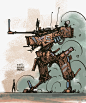 mecha sketch, Max Li : mecha sketch by Max Li on ArtStation.