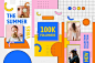 392 新孟菲斯时尚图形设计广告banner模板neo-memphis-instagram-pack : 392 新孟菲斯时尚图形设计广告banner模板neo-memphis-instagram-pack