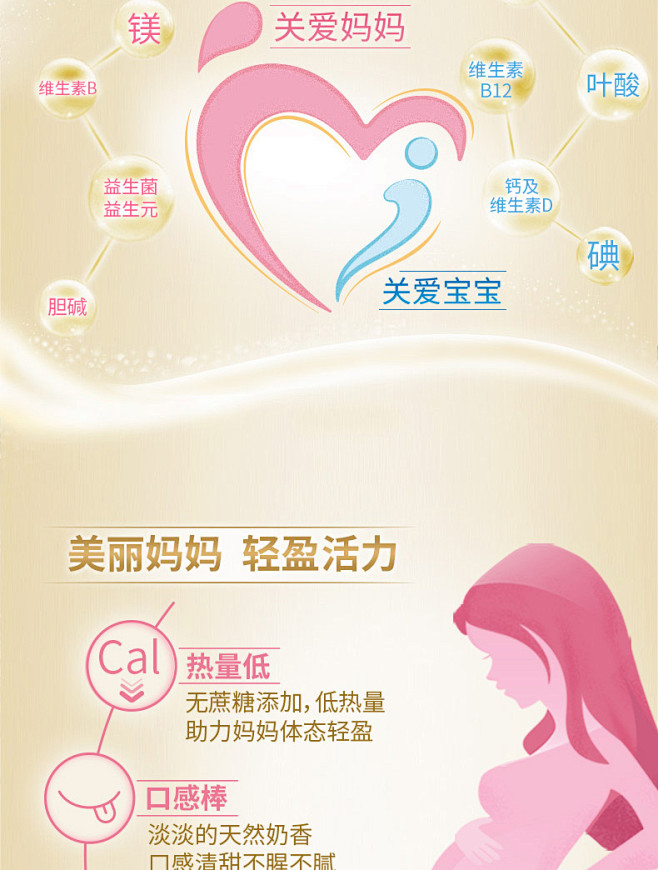 美素佳儿孕妇奶粉900g*3罐 妈妈奶粉...