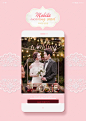 结婚婚礼APP设计模板WEDDING A5201079