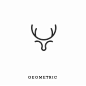 Five different deer logo style | DailyGrafix