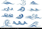 #实用素材# 【第】分享一组《9套188款传统海浪纹样矢量设计素材打包》百度云 下载：O网页链接  高质量中国风素材，日积月累哦，万一哪天需要呢，转需~