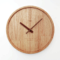 客厅简约挂钟包邮 超静音创意钟表木质挂钟实木挂钟实木木质钟表