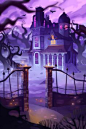 Haunt the House boardgame art – Hire an Illustrator