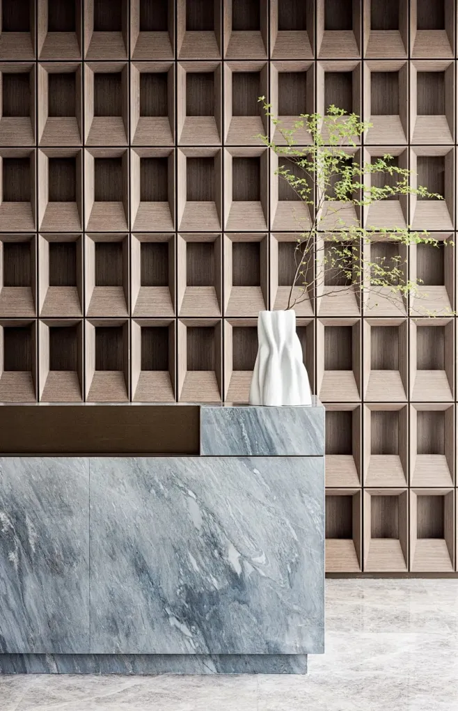 矩阵纵横｜郑州绿都青云叙展示中心-建e室内设计网-设计案例-花瓣网