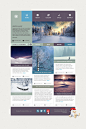 Wordpress winter theme by ~Zoltons on deviantART metro win8风格设计
