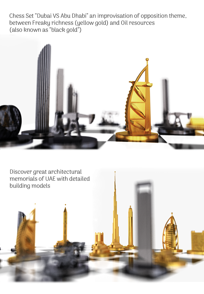 Chess set. Dubai vs ...