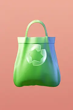 爱护环境绿色节能环保新能源模型