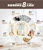 【溢彩年华晾衣架】溢彩年华 晾衣架 不锈钢粗管挂衣架 三杆伸缩移动晾晒架DKC1612(A)【行情 报价 价格 评测】-京东